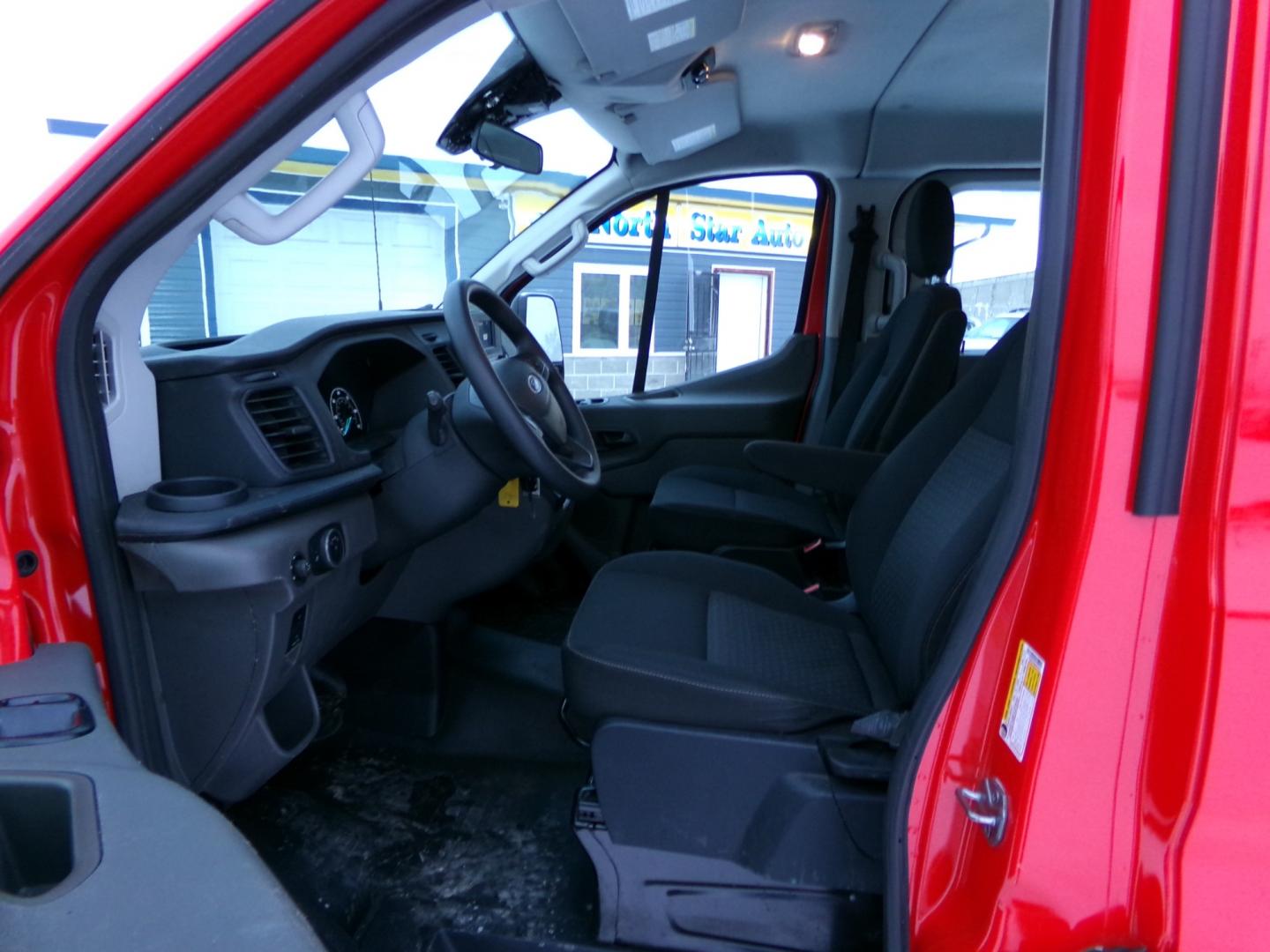 2021 Red Ford Transit (1FBAX9Y89MK) with an 3.5L V6 DOHC 24V engine, 6-Speed Automatic transmission, located at 2630 Philips Field Rd., Fairbanks, AK, 99709, (907) 458-0593, 64.848068, -147.780609 - Photo#4